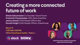 Creating a More Connected Future of Work