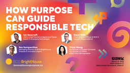How Purpose Can Guide Responsible Tech