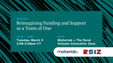 Reimagining Funding & Support as a Team of One