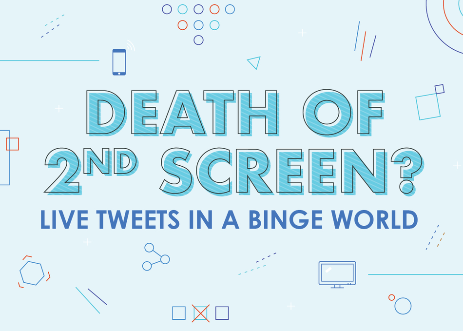 Death of 2nd Screen? Live Tweets in a Binge World