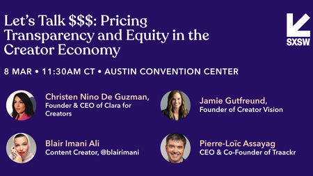 Let’s Talk $$$: Pricing Transparency and Equity in the Creator Economy