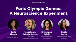 Paris Olympic Games, a Neuroscience Experiment