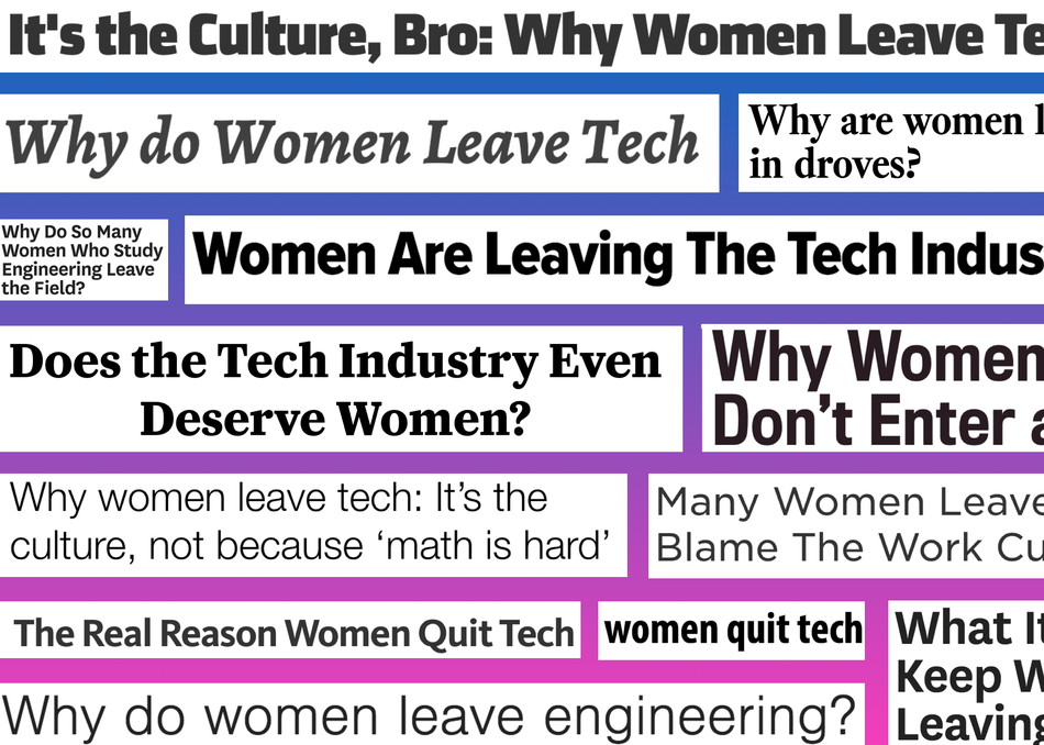 WEXIT: Why Women Exit Tech and How to Fix It