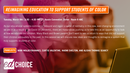 Reimagining Education to Support Students of Color