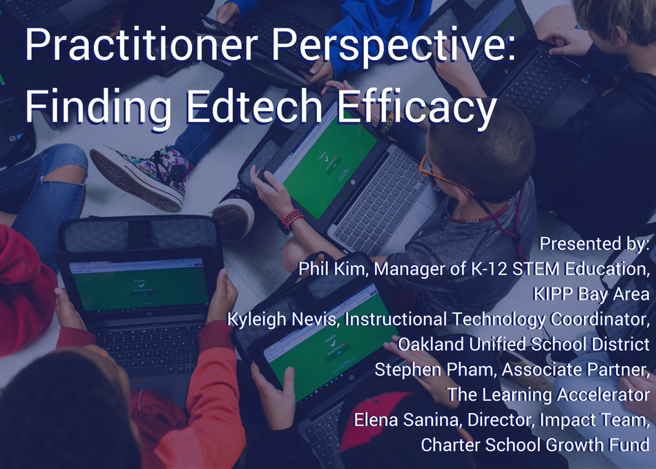 Practitioner Perspective: Finding Edtech Efficacy