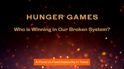 Hunger Games. Who is Winning in our Broken System?