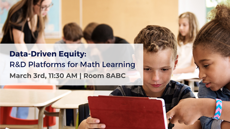 Data-Driven Equity: R&D Platforms for Math Learning