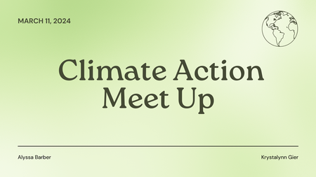 Climate Action Meet Up