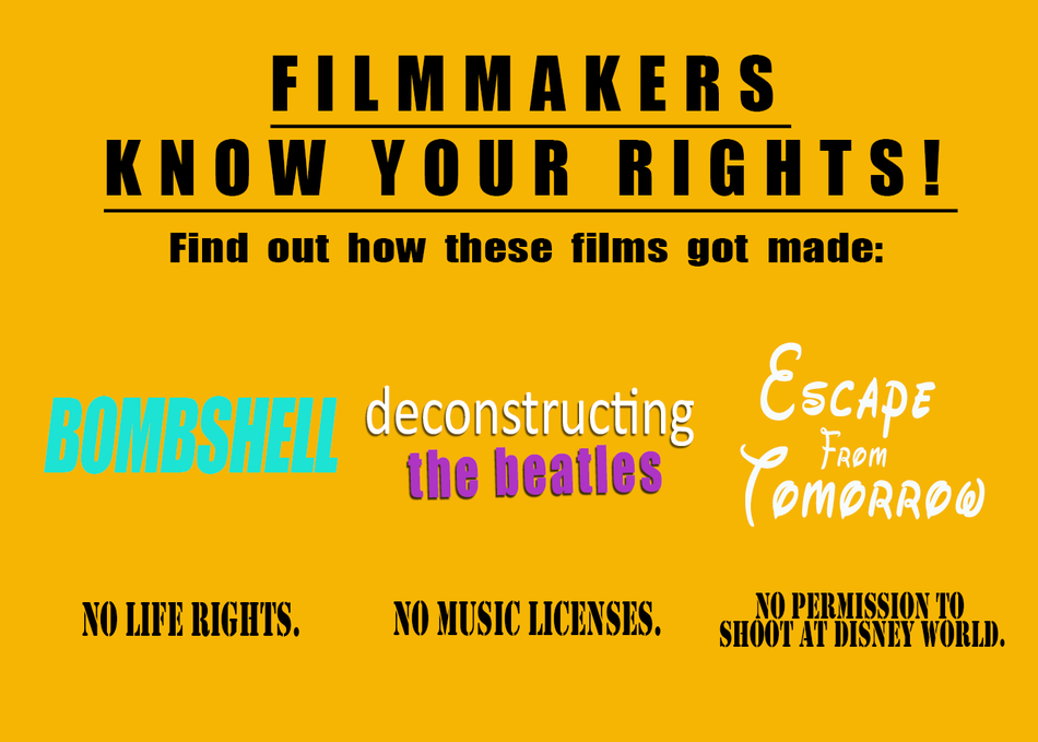 Workshop: Fair Use & Filmmaking