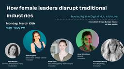 How female leaders disrupt traditional industries