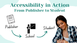From Publisher to Student: Accessibility in Action