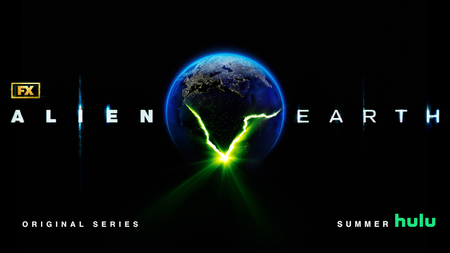 Alien TV series poster view of earth from space