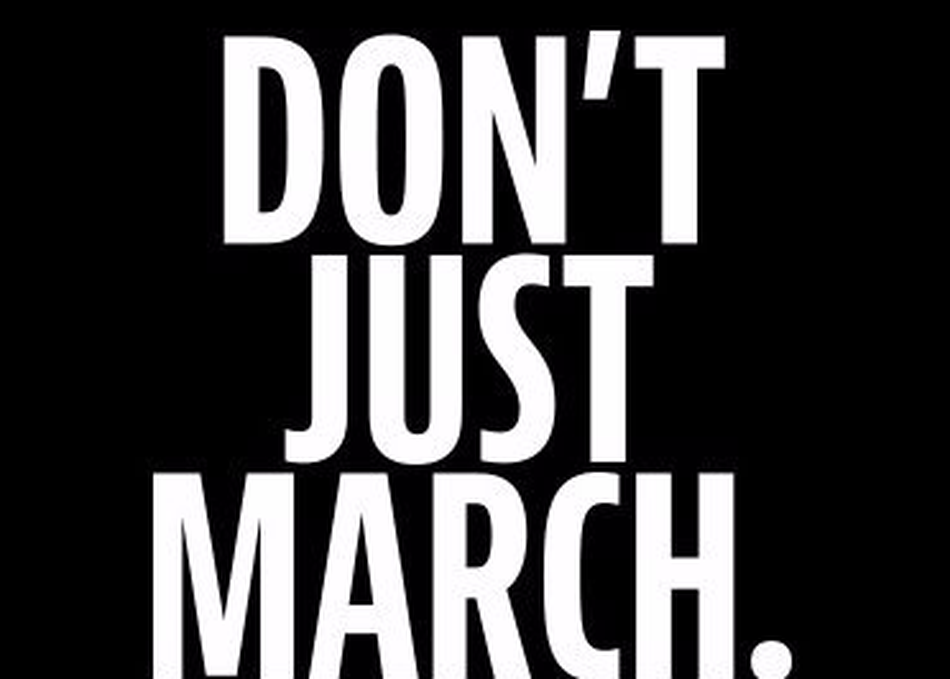 Don't Just March or Tweet – Run for Something