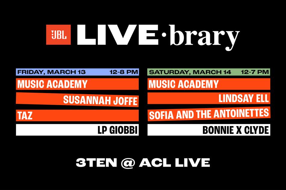 SXSW 2026 Schedule | JBL Livebrary