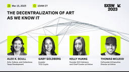 The Decentralization of Art as We Know it