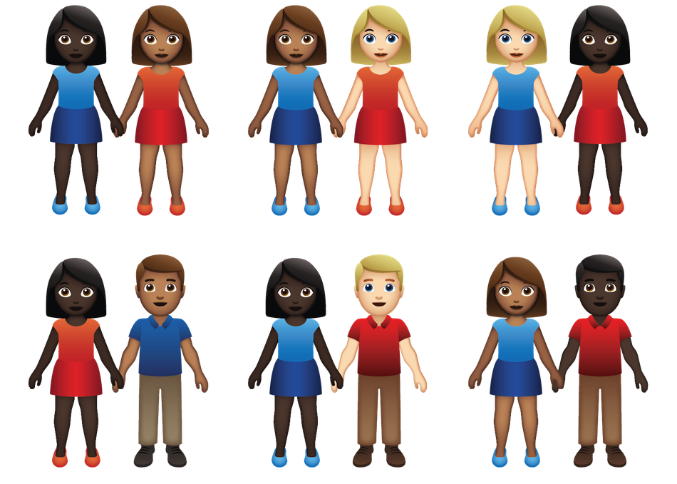 The Interracial Couple as a Crash Course in Emoji