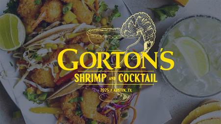 fried shrimp shrimp cocktail glass gorton's logo