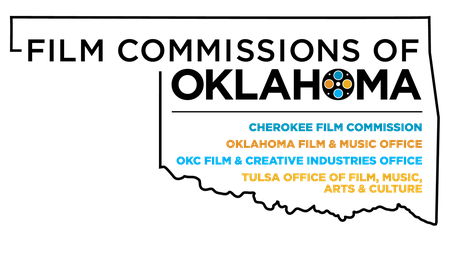 Oklahoma State Outline Film Commissions Logo