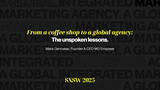 From a Coffee Shop to a Global Agency: the Unspoken Lessons