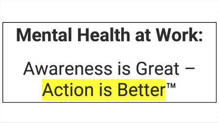 Mental Health at Work: A Skills-Based Approach